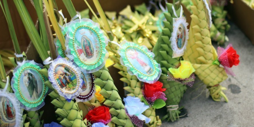 Dekoration Palmesøndag i Mexico
