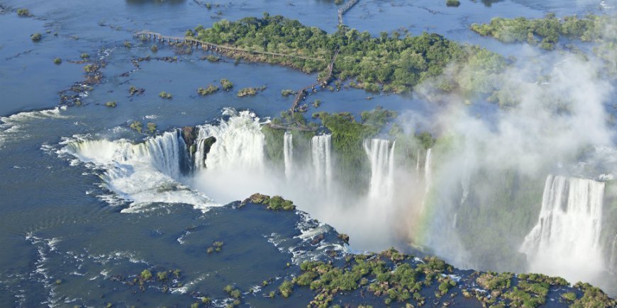 Udsigt over Iguazu